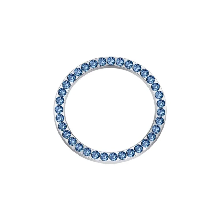 Car Ignition Key Ring Diamond Rhinestone Stickers for Auto Motorcycle Styling Bling Decoration Key Circle Button Car Accessories