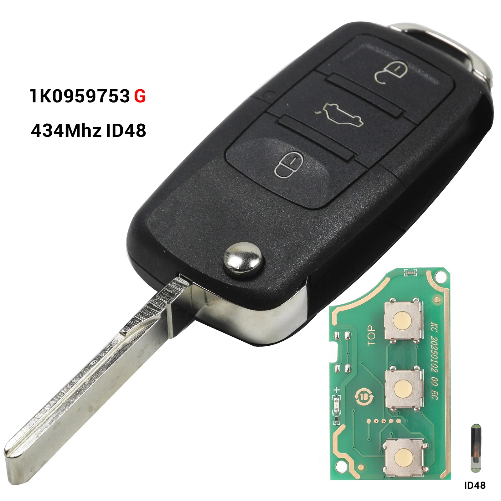 1K0959753G Car Key