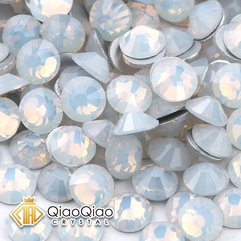 SS4-SS34 Opal Color rhinestone for Nail Art,(288-1440pcs)/pack Flat back Non Hotfix Glue on Nail Art Rhinestones,Boutique