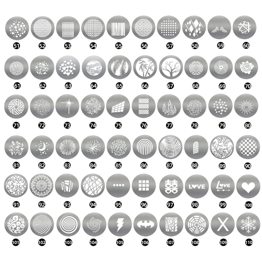 Round 51-110pcs