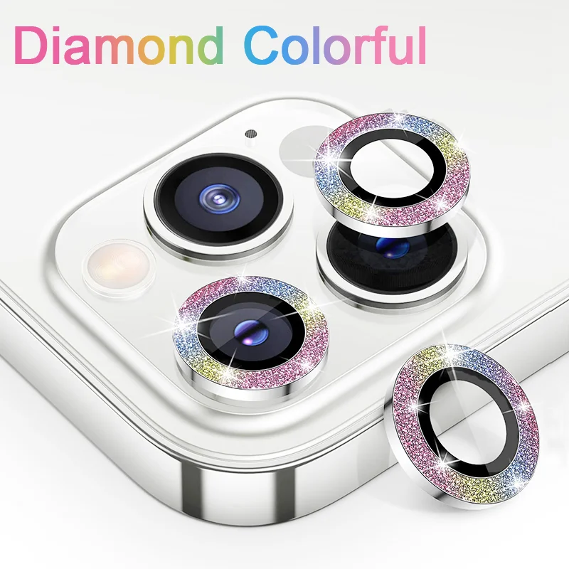 1 Set Metal Ring Glass Camera Lens Protector For IPhone 14 15 16 Pro Max 16 Plus 16 Pro 15Pro 14Pro IPhone16 Cover Accessories