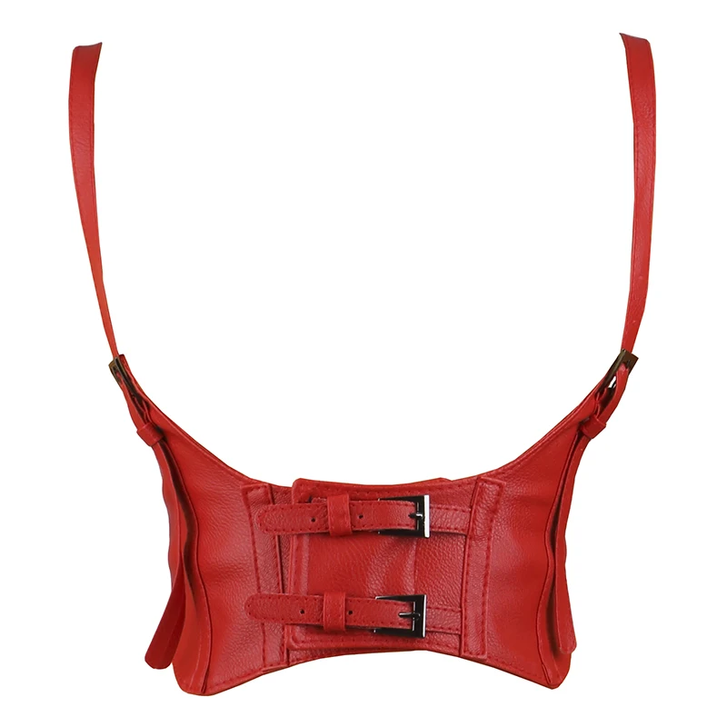 Multiple colour Oversize Female waist Underbust Corset gothic Harness Strap Rubber Girdle Elastic Belt Cummerbund for women Lady