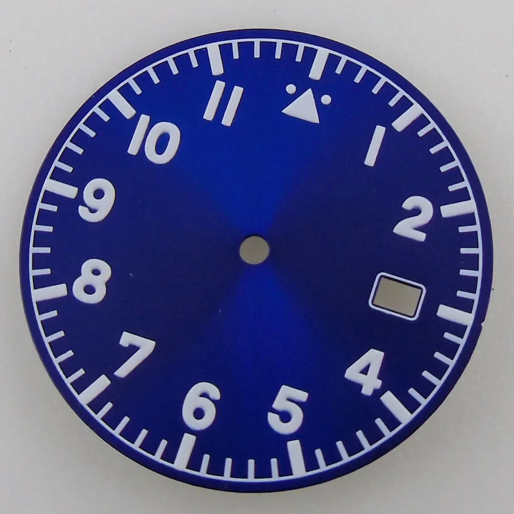A blue