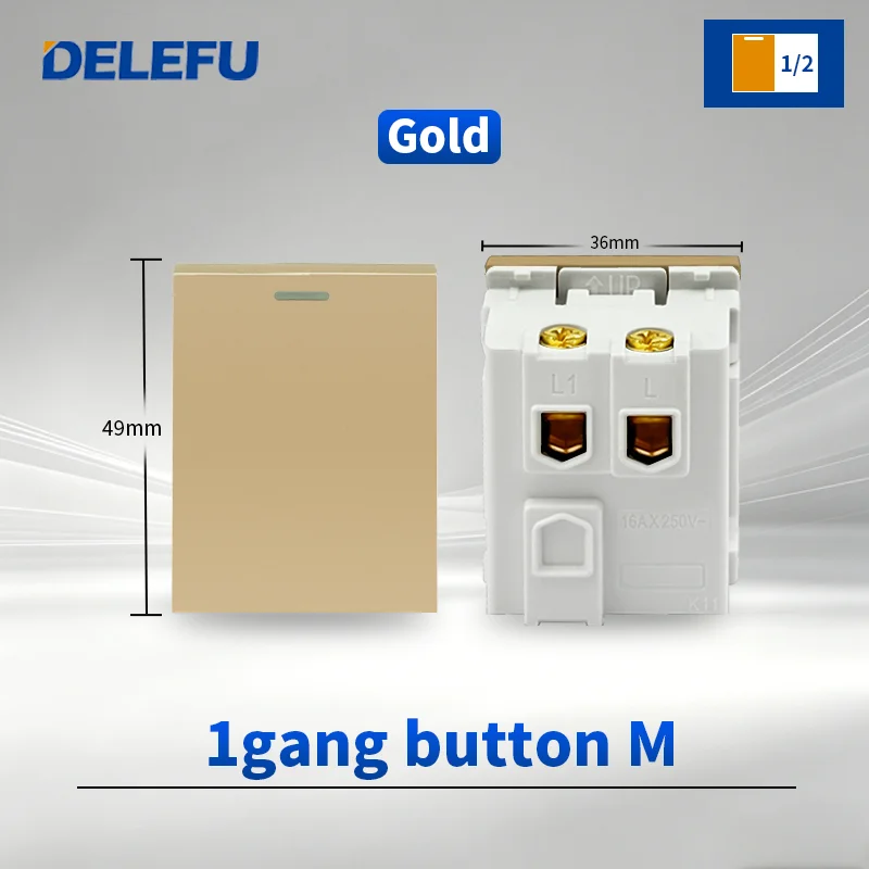 1gang button M