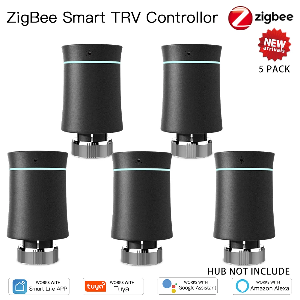 5PCS Black Valve