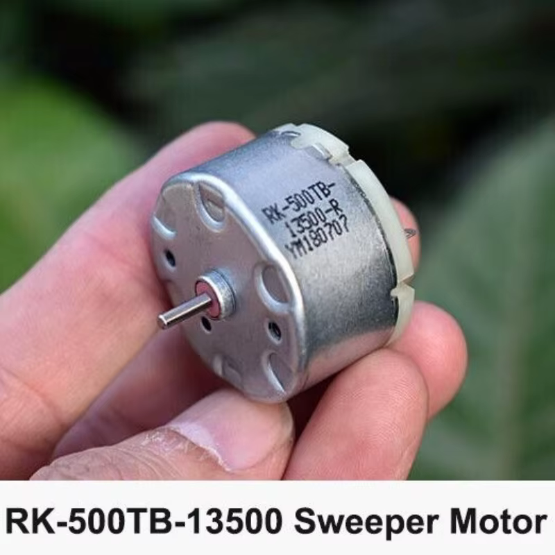 RK-500TB-13500 Micro Motor DC6V-12V 5600RPM Round 32mm Sweeper Robot Cleaner Carbon Brushed RC500 Electric Motor