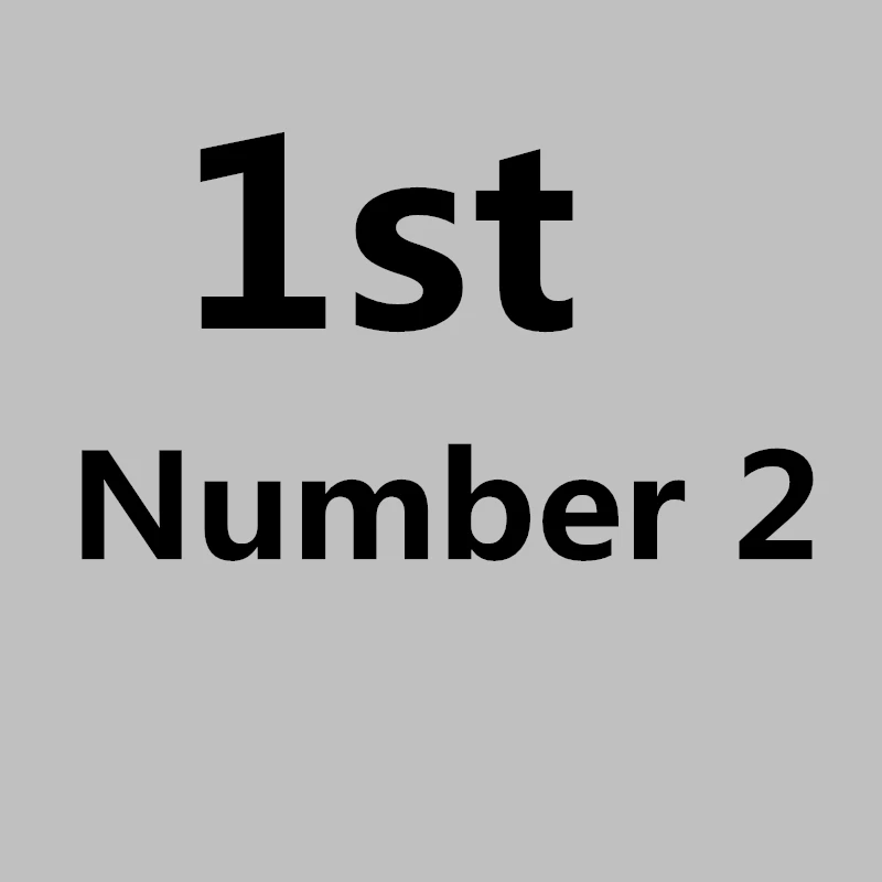 1st Number 2