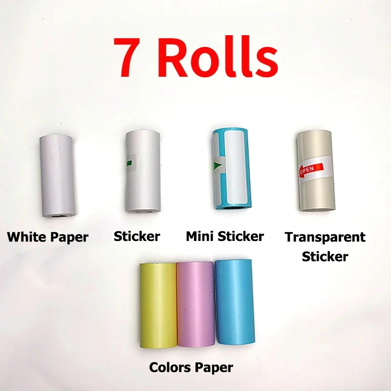 7Rolls Mixed Paper