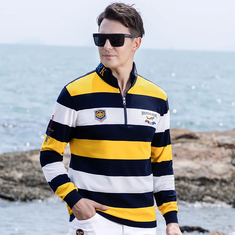 yellow striped