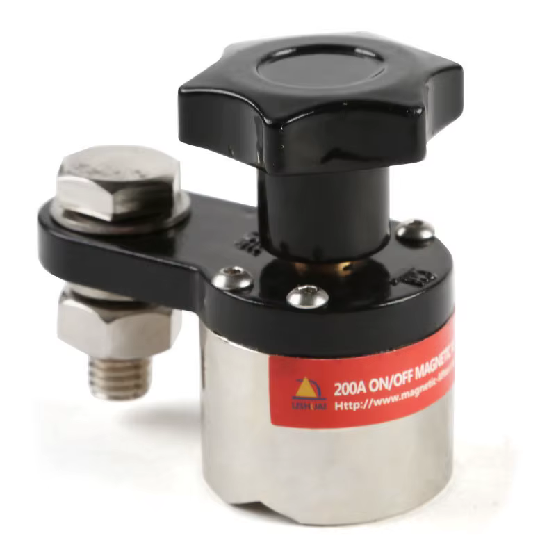 ALLSOME On/Off Magnetic Welding Ground Clamp Rare Earth Switchable Magnet Welding Holder 200A/300A/600A