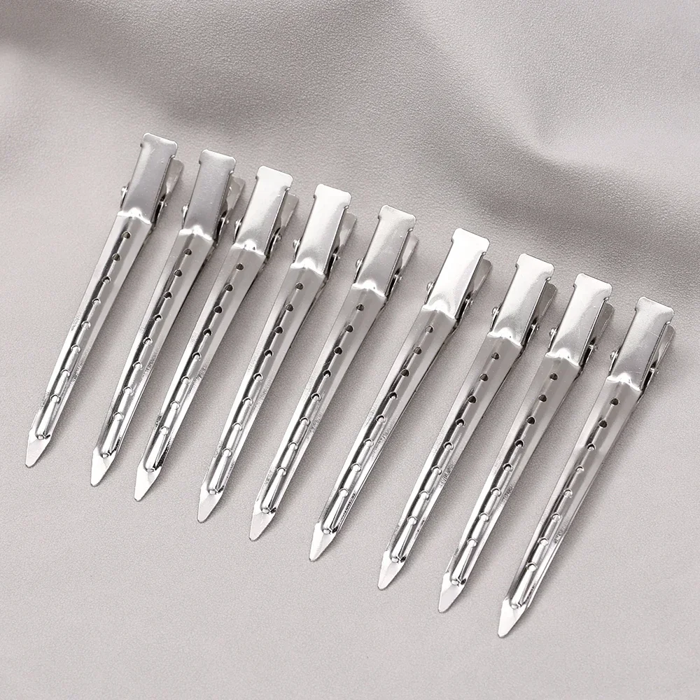 Woman Hair Care Clips Metal Steel Hairdressing Sectioning Clip Clamps Barber Hair Cut Use Styling Tools Hair Root Fluffy Hairpin