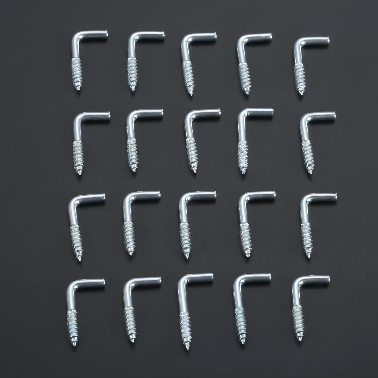 Screw-In Cup Hook Screw in Spiral Hanger Picture Frame Plant Lamp Light Plant Curtain Net Wire Eye Bolt L Cup Hook 20/10/5/2 Pcs