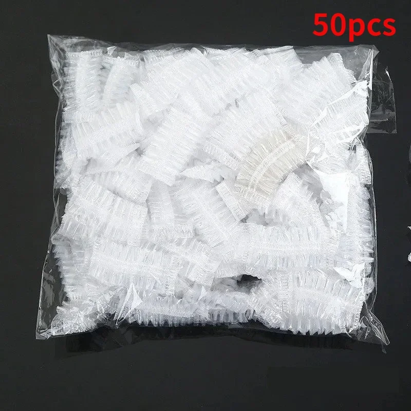 50/100pcs Disposable Waterproof Ear Cover Bath Shower Salon Ear Protector Cover Caps Dyeing Hair One-off Earmuffs Easy To Use