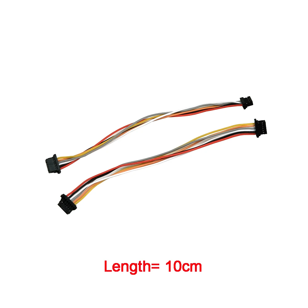 2pcs For DJI O3 Air Unit Flight Controller Direct Plug 6P Connecting Cable 10cm/15cm/20cm Silicone Wire For F4 F7 FC FPV Drones