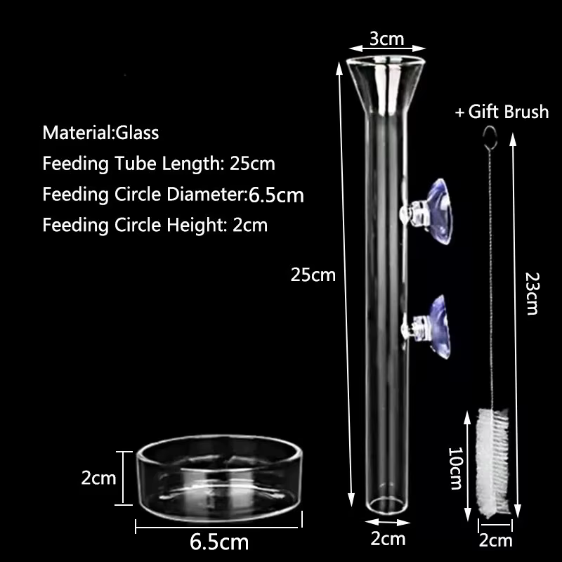 25cm Glass Feeder 1