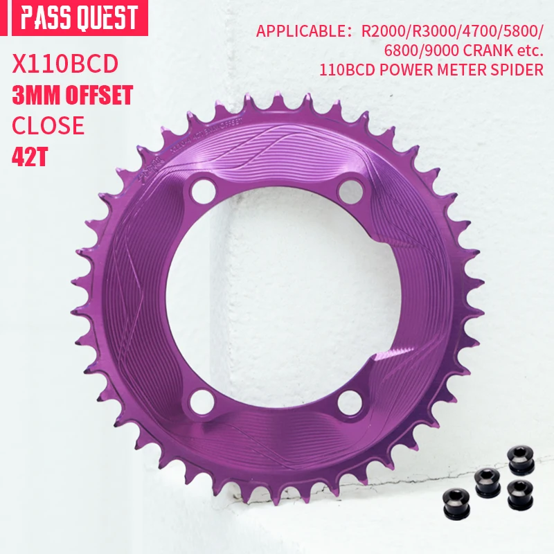 Purple 3mm 42T