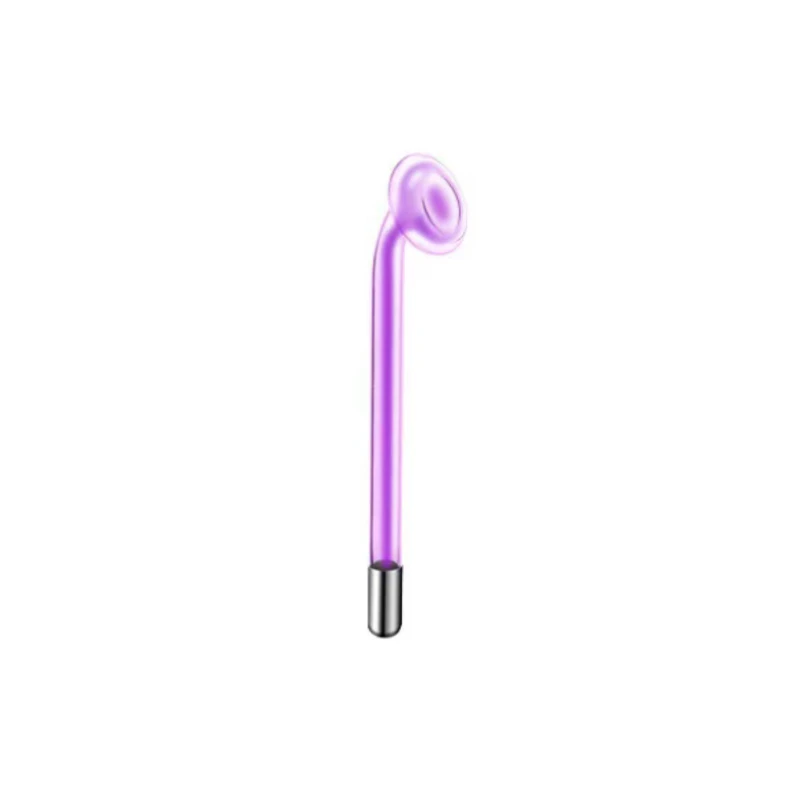 Replace HF Wand Spiral Electrode Glass Tube Argon Violet Ray Neon Acne Skin Care Face Body Massage