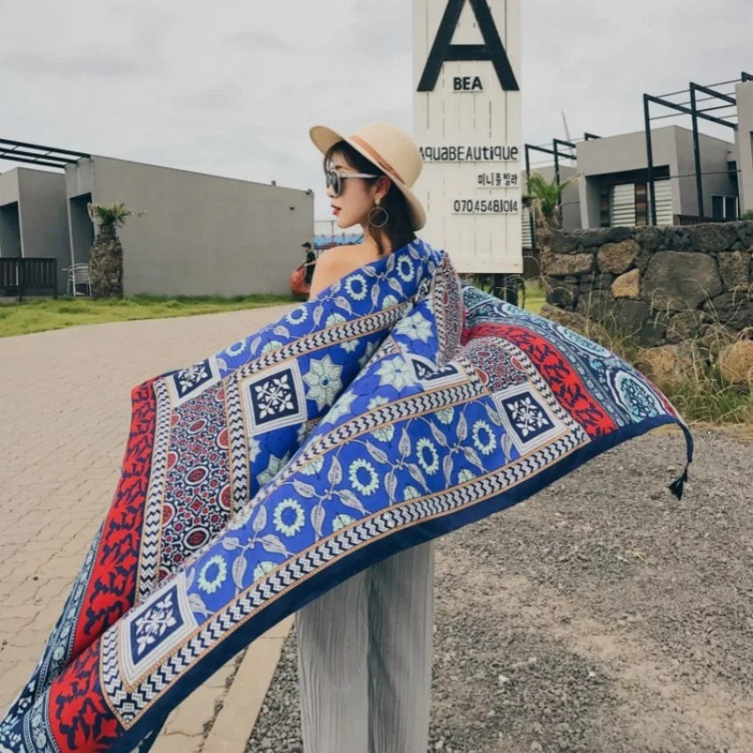 Blue Ethnic Style