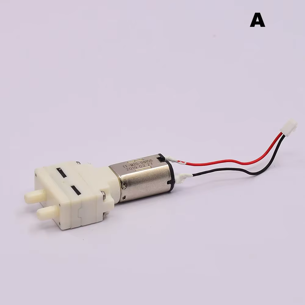 DC 3V 3.7V 5V Mini M20 Water Pump Tiny Self-priming Air Vacuum Suction Pump for Robot Sweeper/ Hair Straighteners