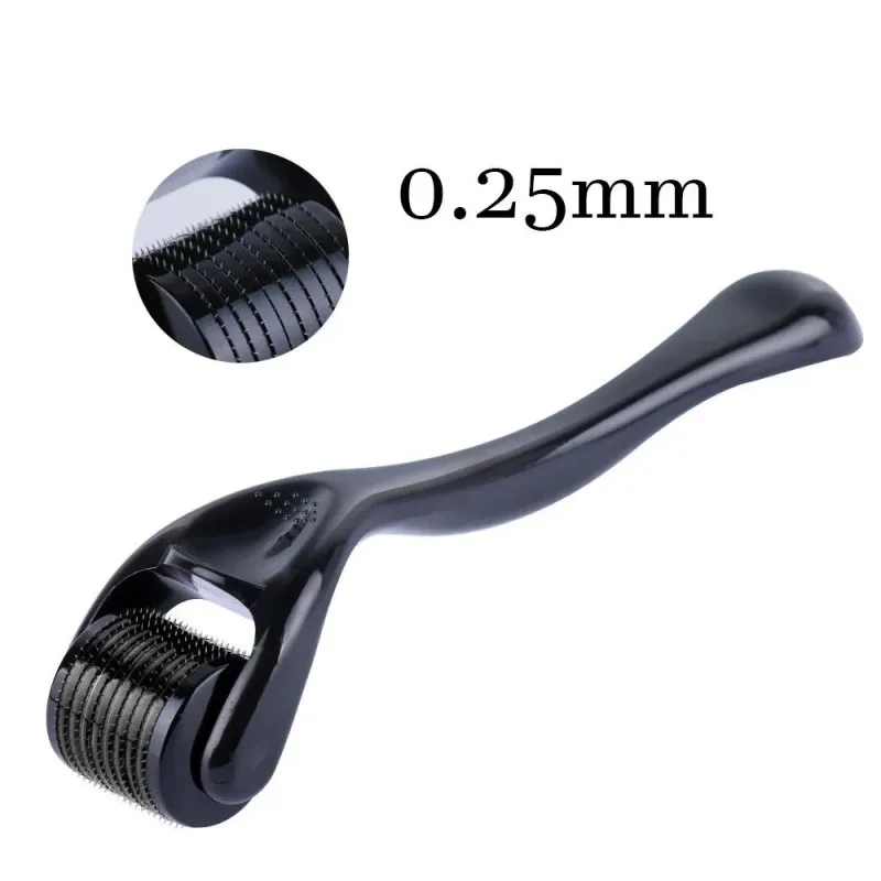 0.25mm Professional Microneedle Roller, 540 Titanium Microneedle Facial Skincare Beauty Massage Micro Grinding Tool, Massage