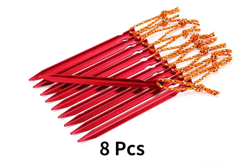 Red 8pcs