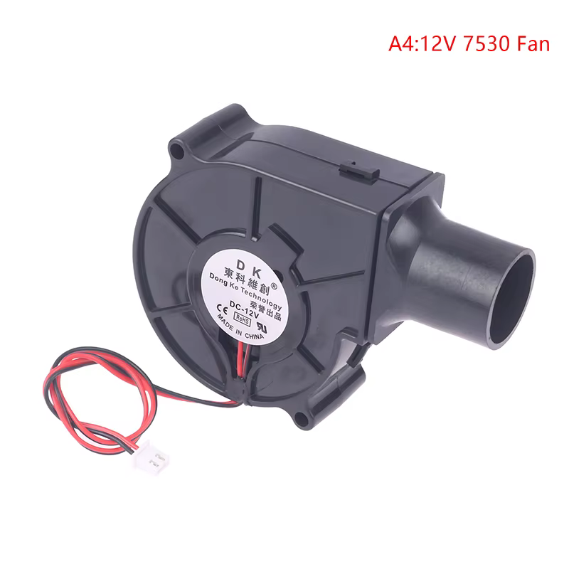 7530 Smelting Metal Fan Portable Air Blower 2500R Centrifugal Radial Air Cooler Metal Fan BBQ Blower Charcoal Cooling Cooler Fan