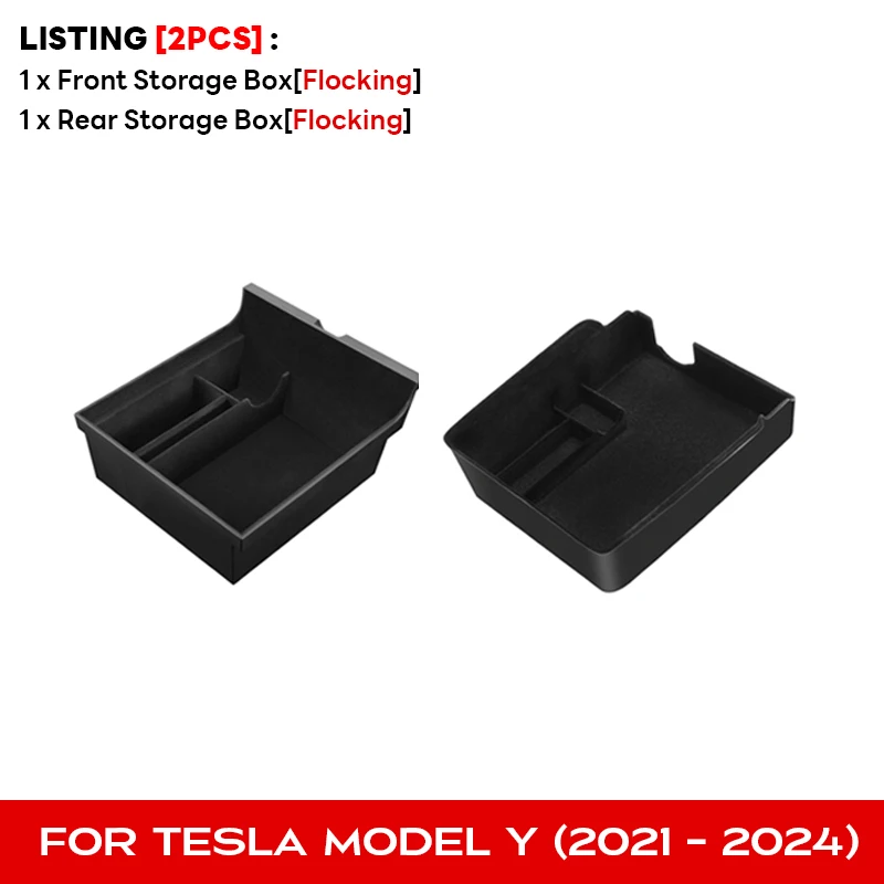 2 Pcs Flocking