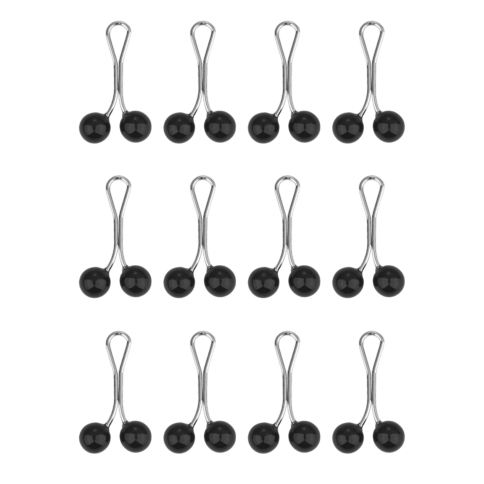 12pcs/Lot Alloy Pearl Brooch Lady Muslim Scarf Hijab Clips Pearl Scarf Brooch Pin Muslim Women Shawl Scarf Head Scarf Clips