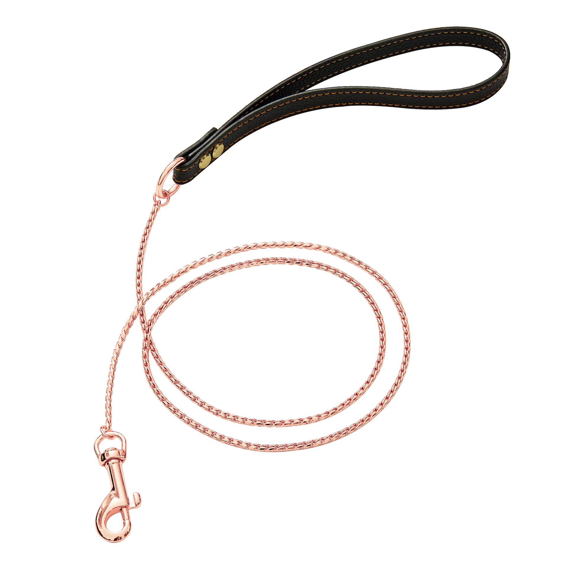 4MM-Rosegold Leash