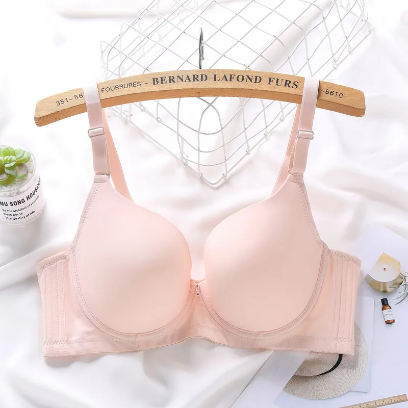 95D 100D Bras for Women Top  Plus Size Bra Smooth Oversized Slim Bra Adjustment Brings Together Sexy Seamless Lingerie Push Up