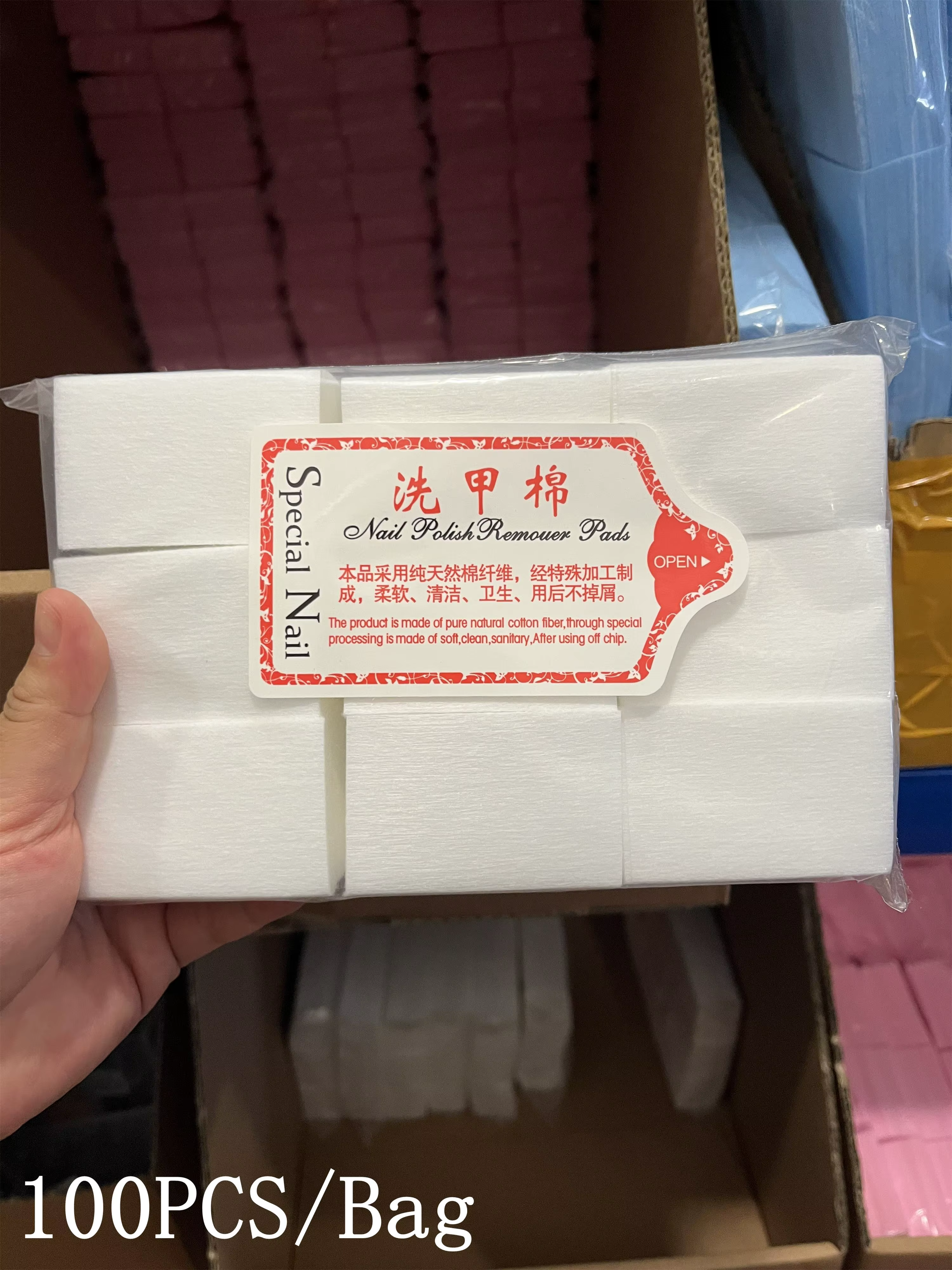 Lint-Free Wipes for Nail Cotton Polish Remover Wipes Gel Clean Manicure Napkins UV Gel Polish Paper Pads Towel Cleaner Nail Tool