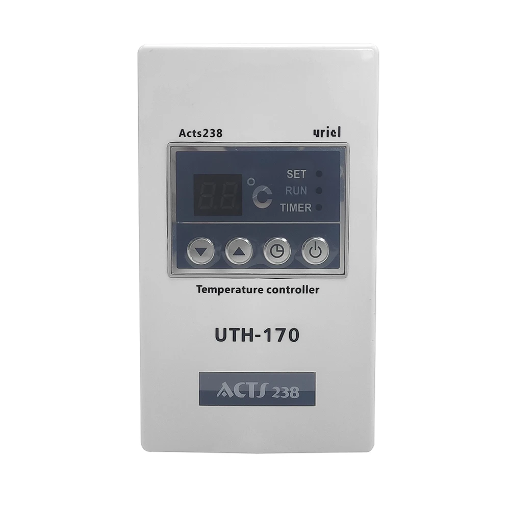 Sweat Room Thermostat UTH-170 High Temperature Yoga Electric Heating Film Temperature Controller Switch 4KW with Sensor 18A
