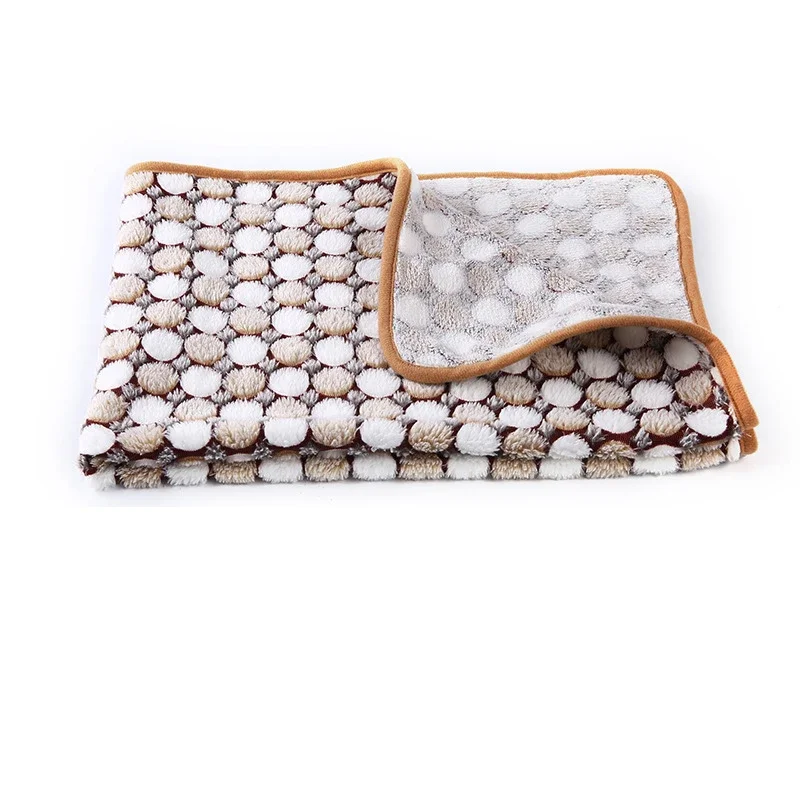Coffee color polka