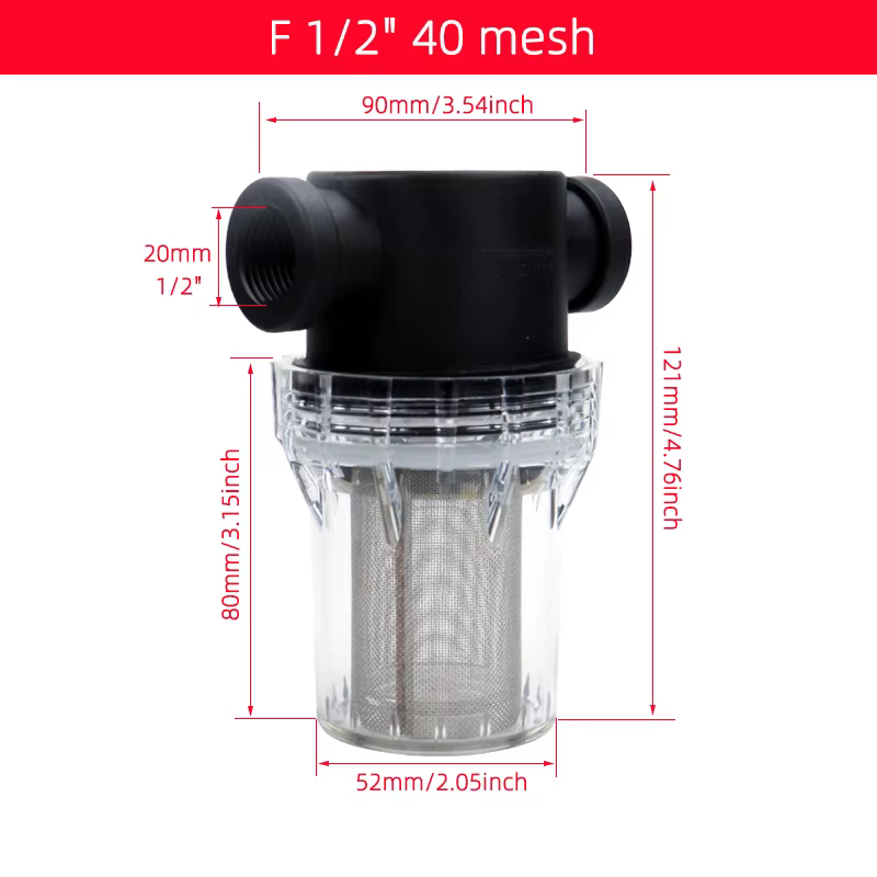 F 0.5 inch 40 mesh