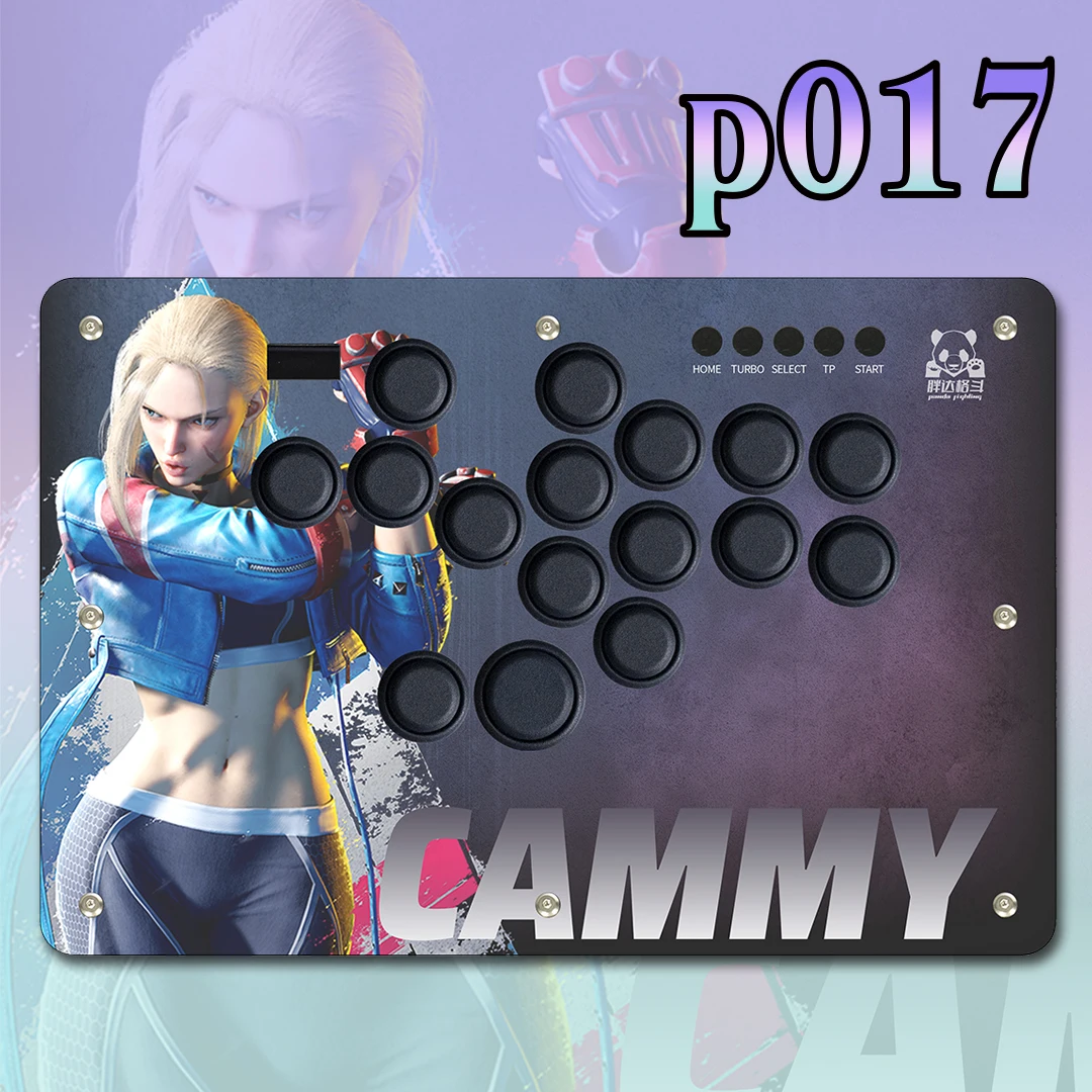 Panda Hitbox Deluxe Custom Panel Fighting Game Joystick Controller Arcade Fighting Stick For PS4/PS3/PC/Switch
