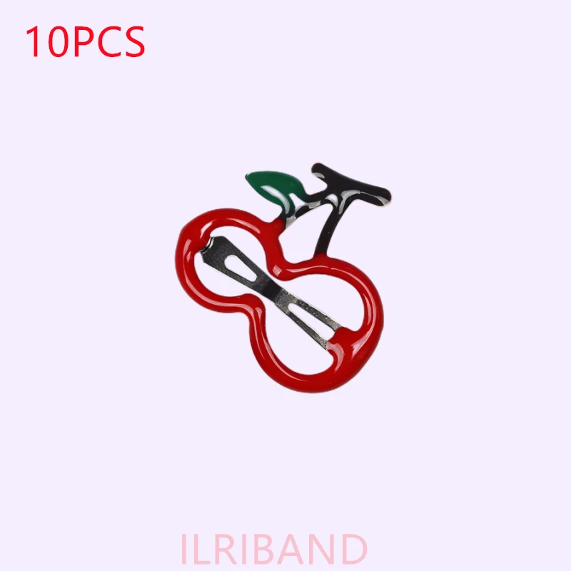 10pcs cherry-red