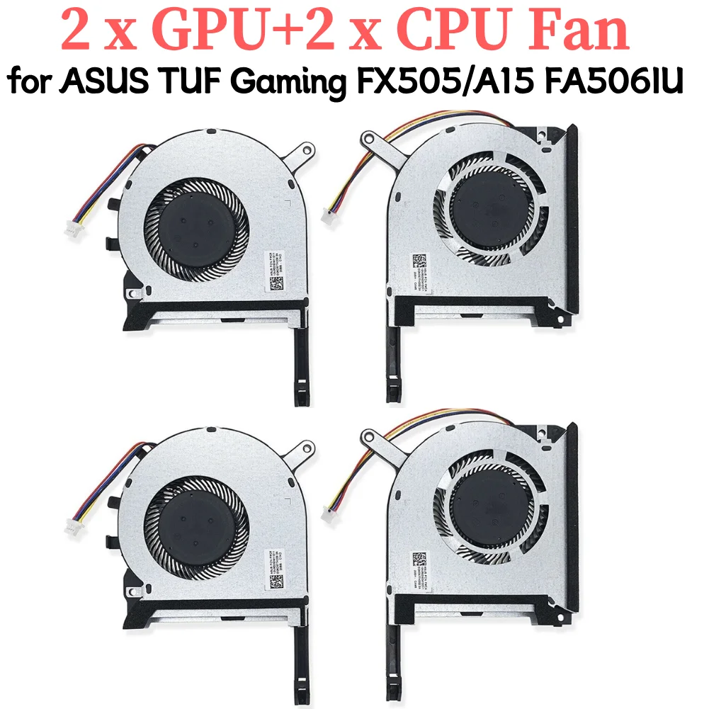 CPU GPU Fan 4PCS