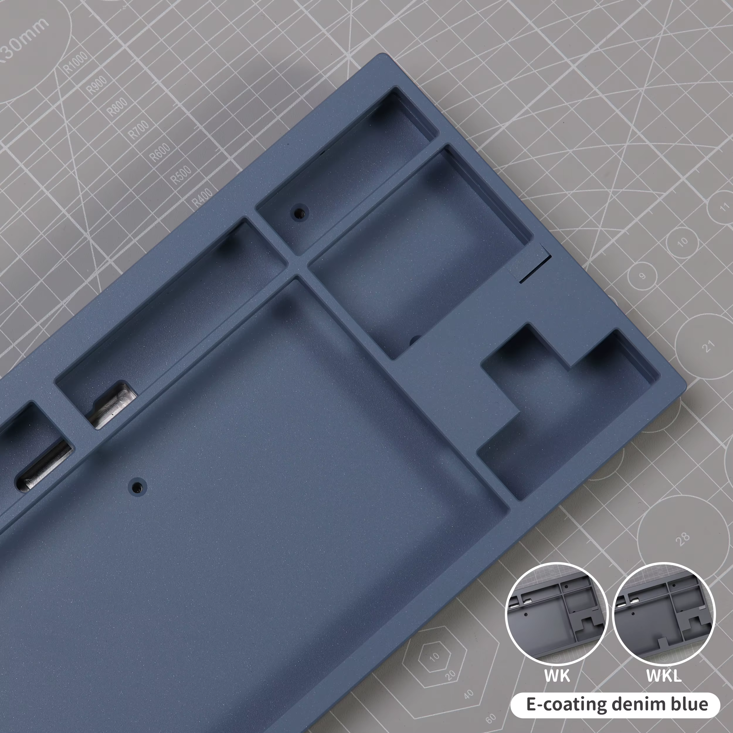 E-coating denim blue