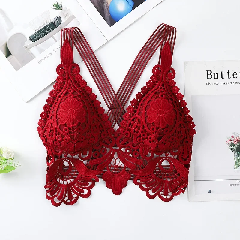 Sexy tops for womens lace crop top woman tank tops off shoulder v-neck sleeveless camis for women backless camisole 2021 ins