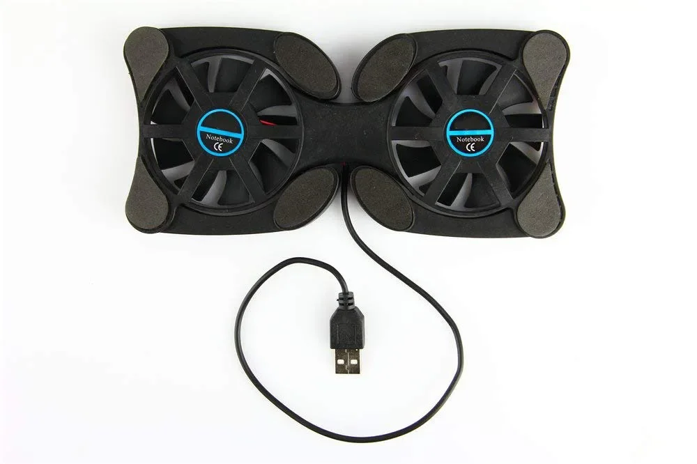 Foldable USB Laptop Cooling Pads With Double Fans Mini Octopus Notebook Cooler Cooling Pad For 7-15 Inch Notebook Laptop