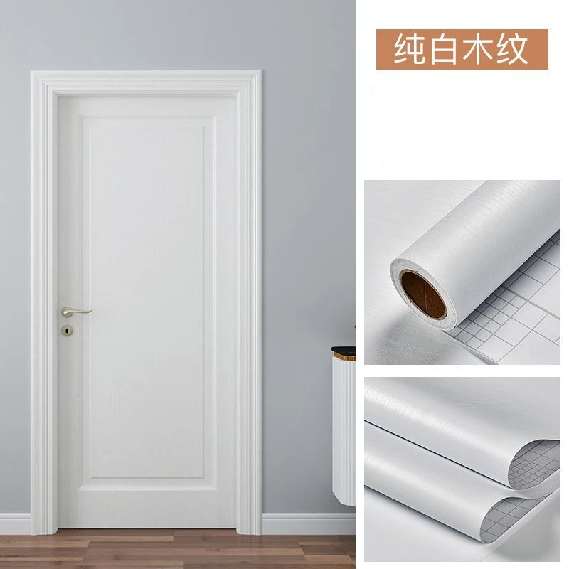 90CM Width Wood Grain PVC Wallpaper for Door Wardrobe Cupboard Table Furniture Waterproof Self Adhesive Stickers Home Decor Film