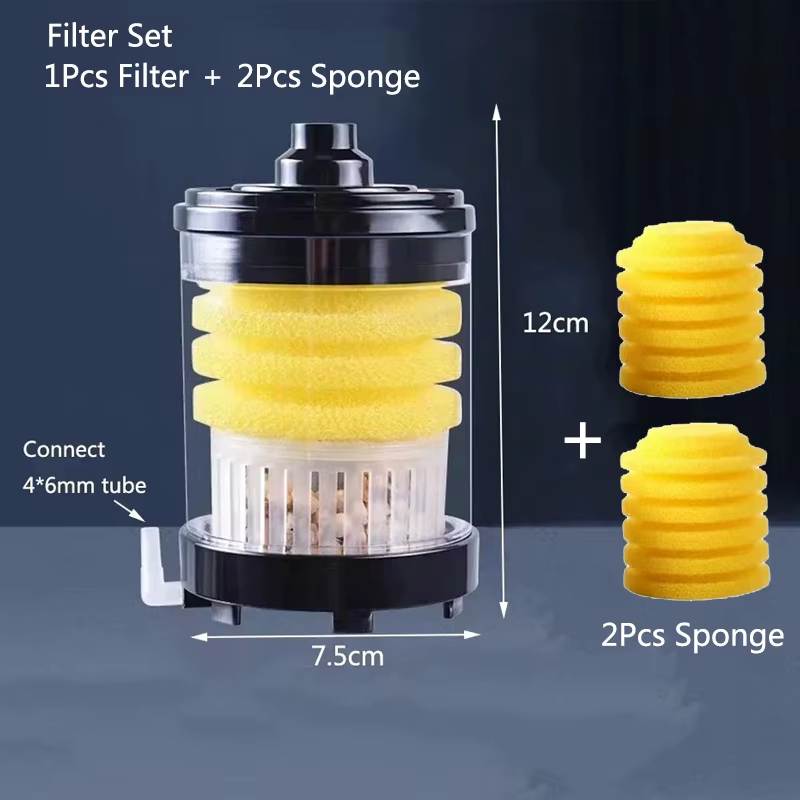 Filter with sponge