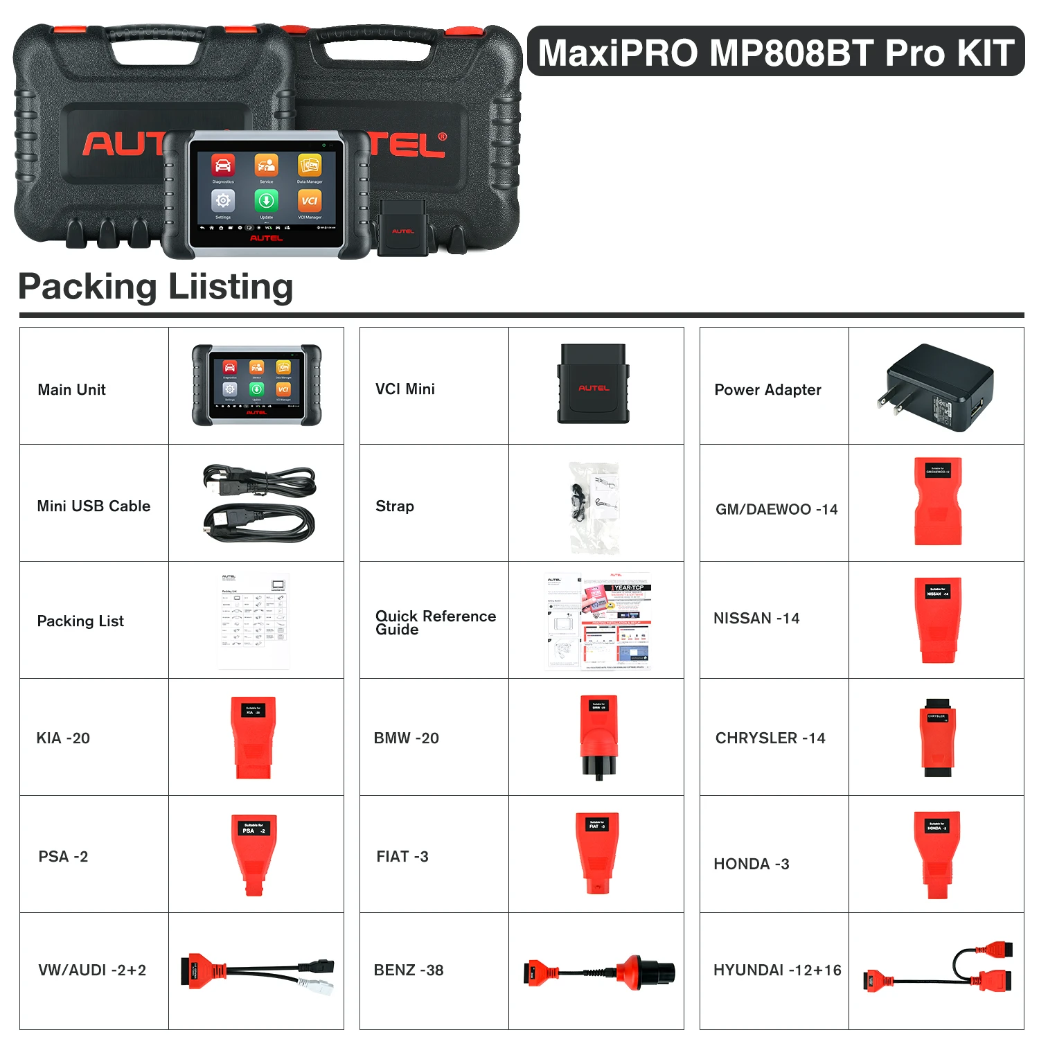 MP808BT Pro Kit