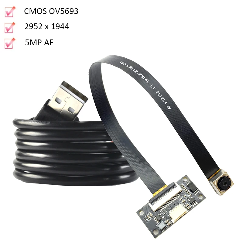 IMX258 /OV5693 Customized 4K 12MP HD USB2.0 Camera Module High Speed AF/FF 30FPS MJPEG, YUY2 for Production Vision