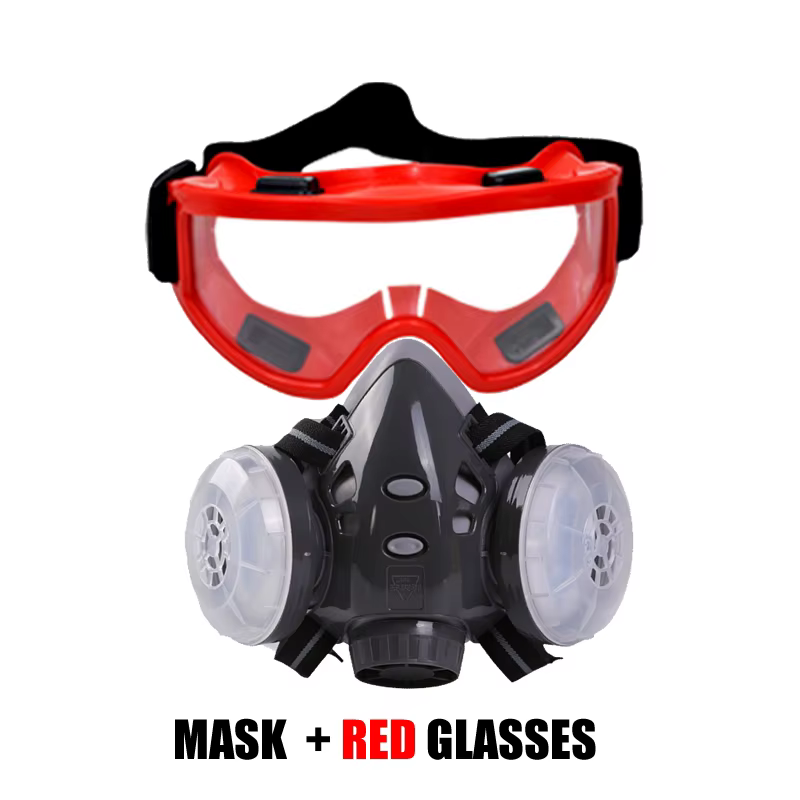 Mask Red Goggles