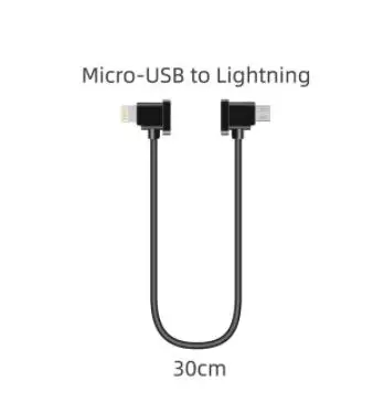 Micro-USB to Lightning/TYPE-C/Micro-USB Data Cable Smartphone Tablet 15/30cm Line For DJI MAVIC MINI/ SE/MAVIC 2/MAVIC AIR/Spark