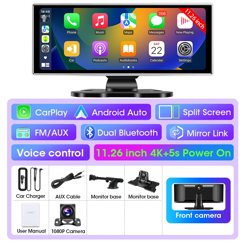 11.26inch-Rear Cam