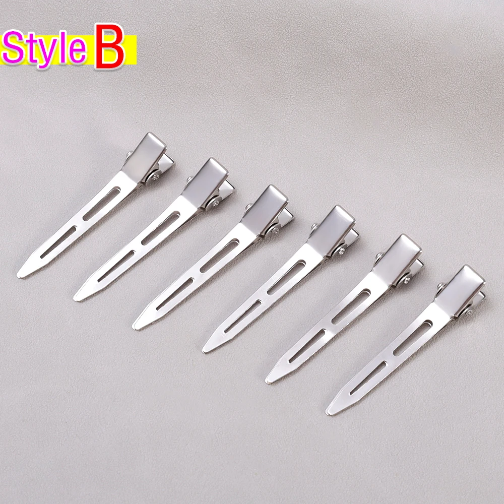 Hair Care Clips Metal Steel Hairdressing Sectioning Clip Clamps Barber Hair Cut Use Styling Tools Hair Root Fluffy Hairpin