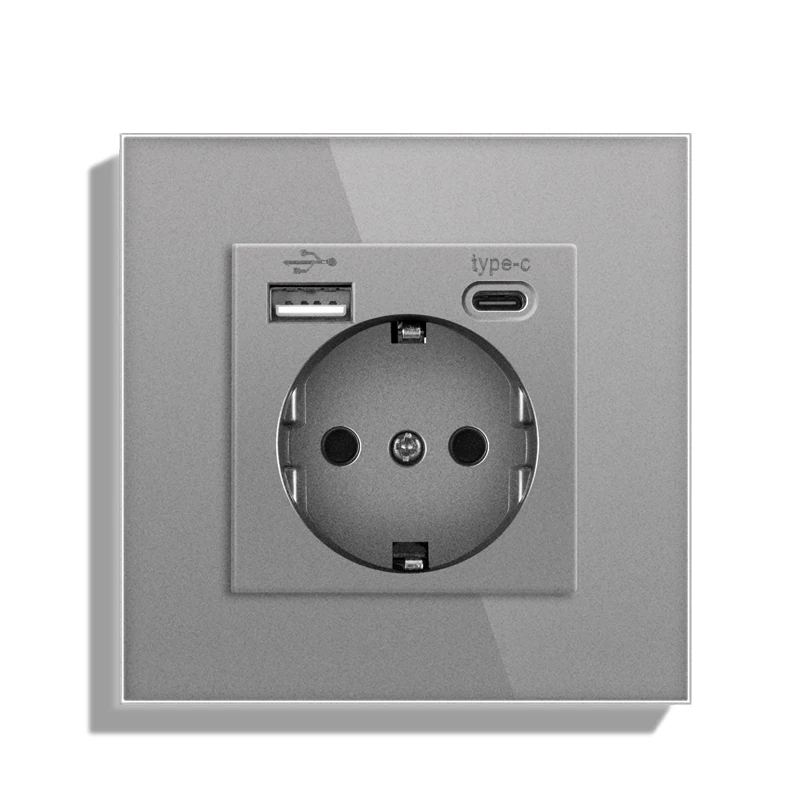 EU socket USB-type c