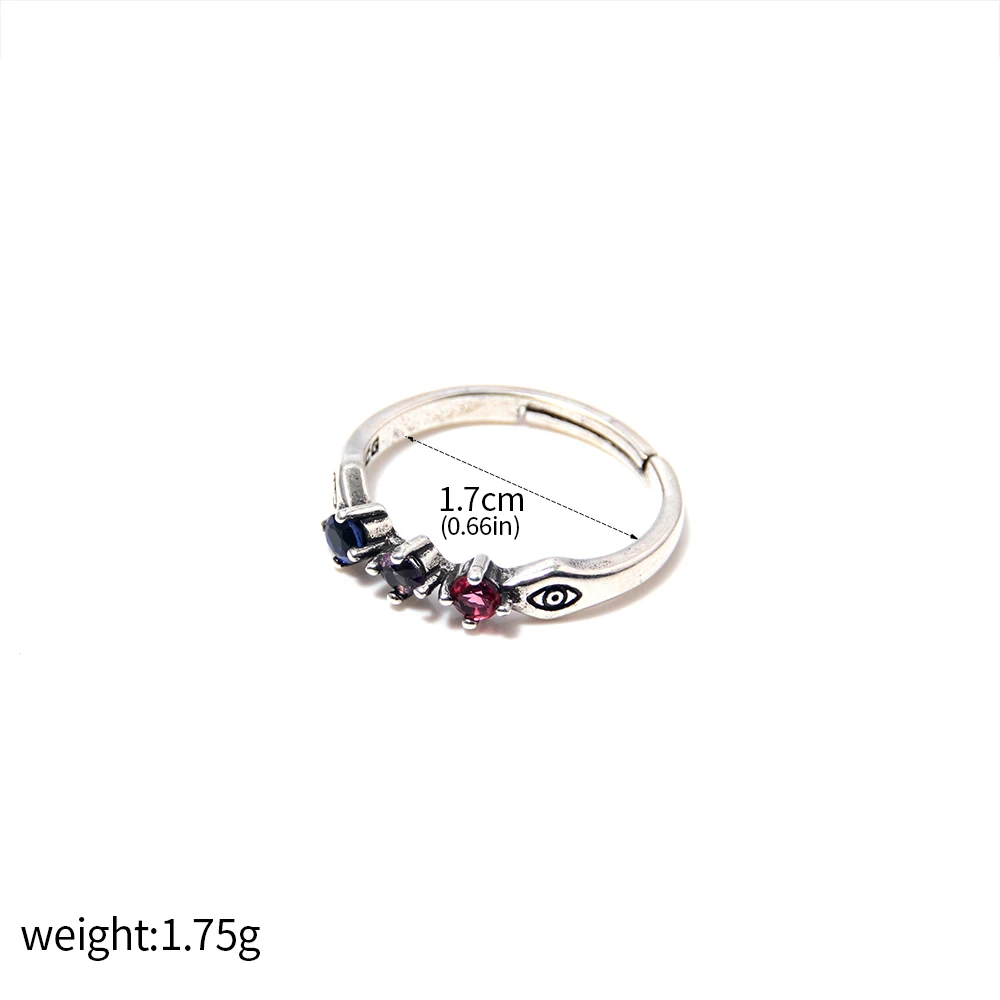 Anime Jujutsu Kaisen Ring Itadori Yuji Gojo Satoru Cosplay Adjustable Rings for Women Men Jewelry Gift